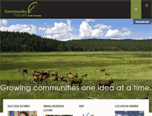 Tablet Screenshot of communityfutures.ca