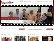 Tablet Screenshot of communityfutures.org.uk